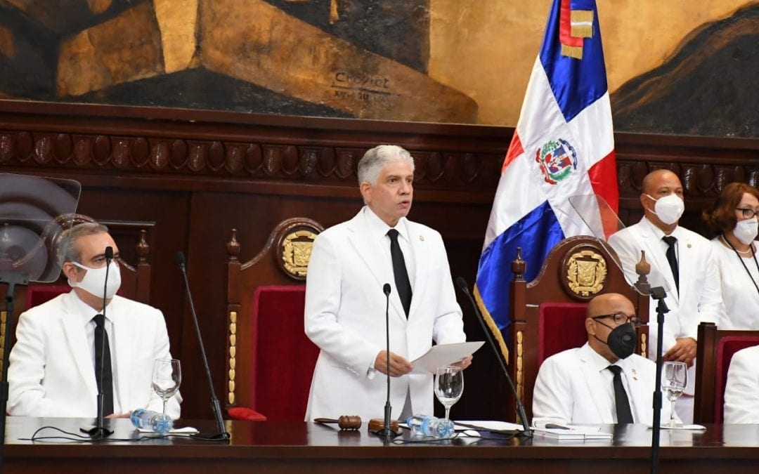 PRESIDENTE DEL SENADO A LUÍS ABINADER: “ PODRÁ CONTAR CON EL CONGRESO NACIONAL SIN RENUNCIAR A SU PAPEL FISCALIZADOR”