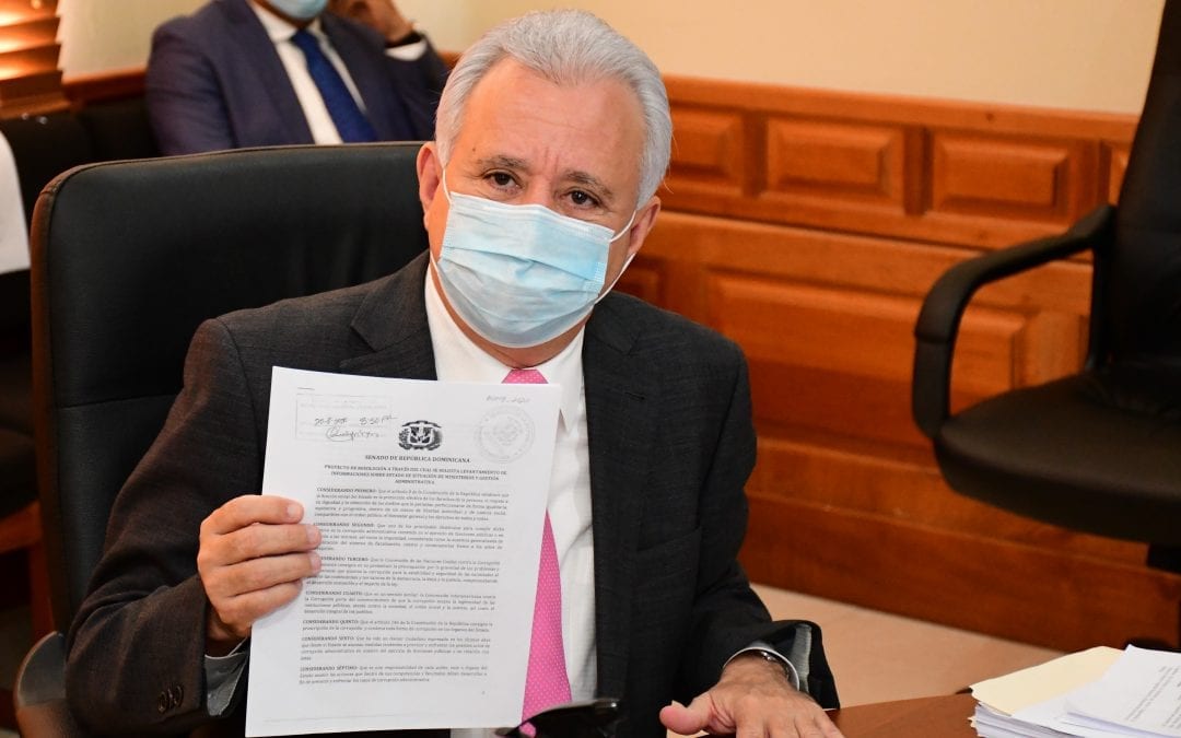 Senadores invitarán a funcionarios para conocer el proceso de levantamiento de información en instituciones del Estado