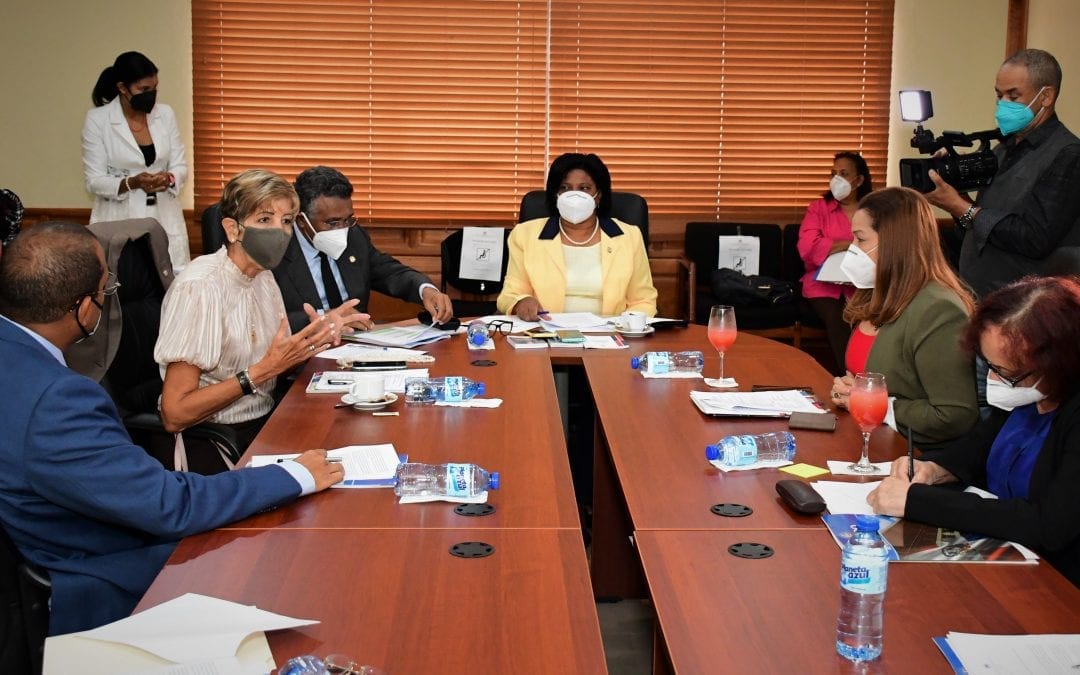 Comisión de Asuntos de Familia se reúne con la ministra de la Mujer, Mayra Jiménez