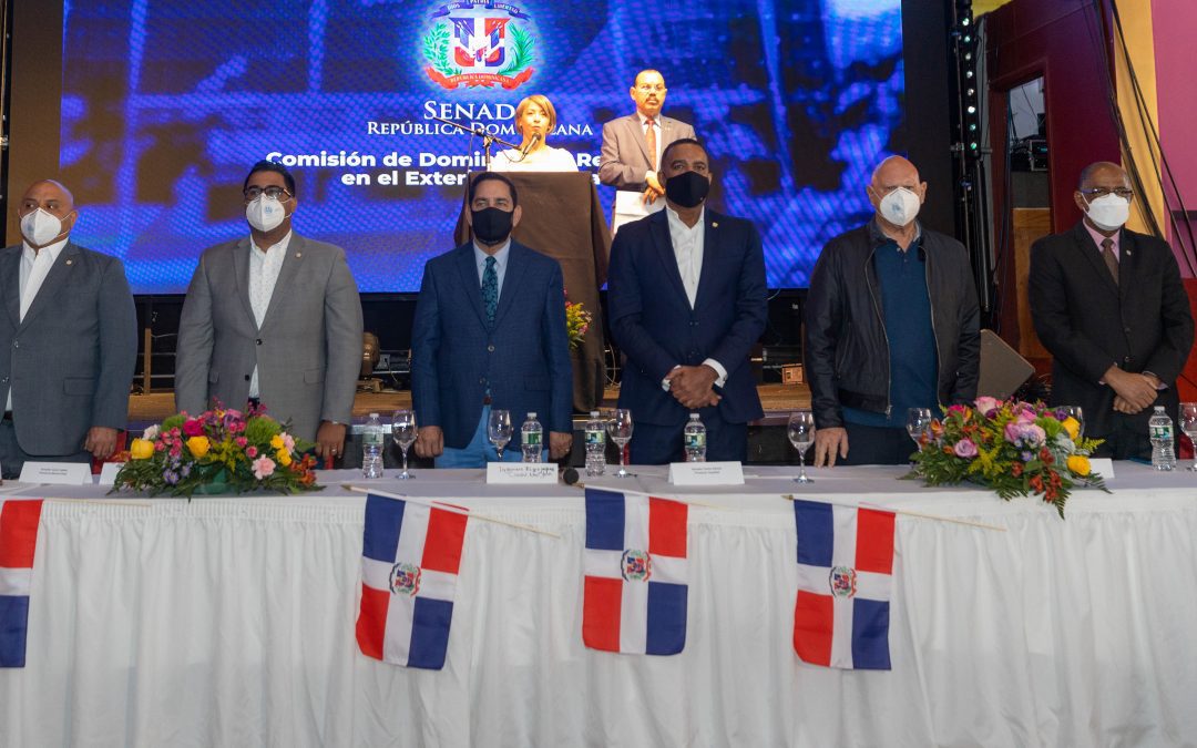 Comisión de senadores da apertura al Foro Internacional Dominicanos en el exterior