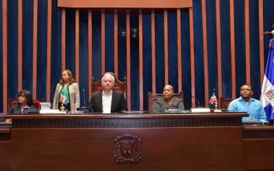 El Senado recibe a estudiantes del Centro Educativo Álvaro Sosa Mieses, de Santo Domingo Este