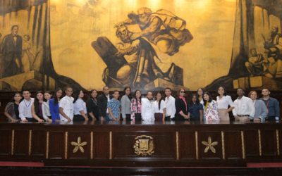 El Senado abre sus puertas para los estudiantes del Instituto Superior de Formación Docente Salomé Ureña, de Santiago