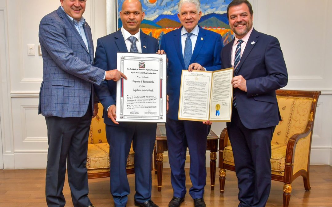 Historial de Noticias 6 El Senado reconoce a Aquilino Antonio Gonell, sargento policial estadounidense de origen dominicano
