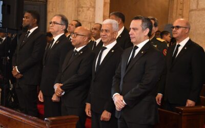 Presidente del Senado, Ricardo de los Santos asiste a Tedeum por 180 aniversario de Independencia Nacional