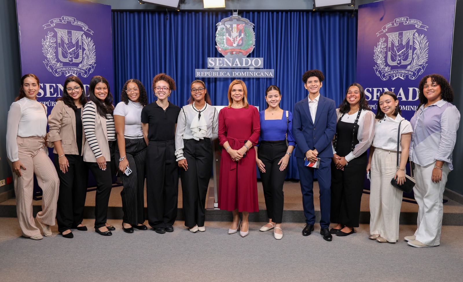 Estudiantes de comunicación de la PUCMM visitan Senado 2 IMG 20240723 WA0096