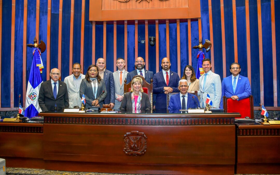 Senado de la República recibe una delegación de legisladores del Estado de Massachusetts